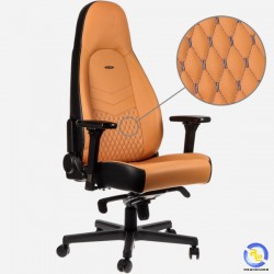 Ghế Noblechairs ICON Series Real Leather Cognac Black