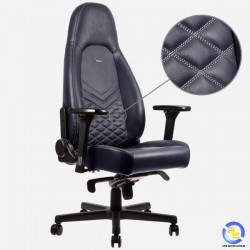 Ghế Noblechairs ICON Series Real Leather Midnight Blue Graphite