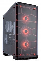 vỏ case corsair 570X RGB ATX Mid-Tower Case  - RED