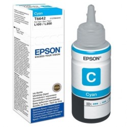 Mực máy in Epson C13T6642 màu xanh (Dùng cho Epson L120/L121/L300/L310/L350/L355/L365/L550/L455/L555/L565/L1300/L605/L655)