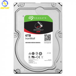 Ổ cứng HDD Seagate IronWolf 6TB NAS 5400rpm 256MB Cache 3.5'' (ST6000VN001)