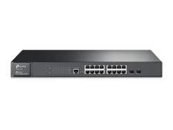 Switch TP-Link T2600G-18TS (TL-SG3216) JetStream 16 cổng L2 với 2 khe SFP