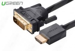 Cáp chuyển đổi HDMI to DVI 2m HD106 Chính hãng Ugreen UG-10135