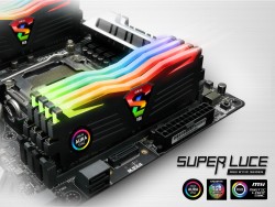 Ram GEIL 16GB (2x8GB) DDR4 3000MHz SUPER LUCE RGB SYNC (GLS416GB3000C16ADC) 