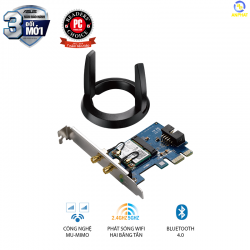 Card mạng không dây Asus PCE-AC55BT AC1200 hai băng tần Bluetooth 4.0 PCI-E
