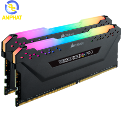 Ram Corsair Vengeance RGB Pro 16GB (2x8GB) DDR4 3200MHz C16 Black (CMW16GX4M2C3200C16)