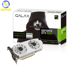 VGA Galax GeForce GTX 1050 Ti EXOC White 4GB DDR5 (50IQH8DVP1WT)