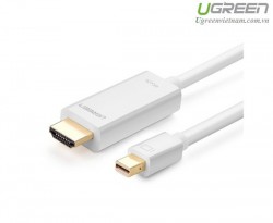 Cáp Ugreen Mini DisplayPort (Thunderbolt) to HDMI dài 3M độ phân giải 4K 10453