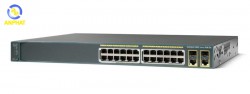 Switch Cisco WS-C2960+24PC-SCatalyst 2960 Plus 24 10/100 PoE + 2 T/SFP LAN Lite 