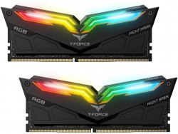 Ram TEAMGROUP Team T-Force Night Hawk RGB 16GB (2x8GB) DDR4 3000MHz LED 