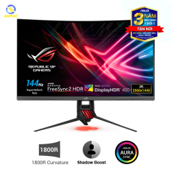 Màn Hình Gaming ASUS ROG Strix XG32VQR (32 inch - WQHD - HDR - 144Hz - Aura Sync FreeSync2)