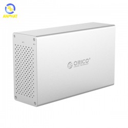 Hộp đựng ổ cứng HDD Orico 3.5" 2 khe cắm SATA 3 Type C WS200C3
