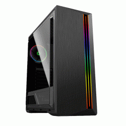 Vỏ case GAMEMAX G527 SHINE - Black - LED Strips rainbow
