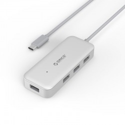 Bộ chia USB Type C ra 4 cổng USB 3.0 TC4U-U3-SV