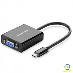 Cáp chuyển đổi USB Type-C to VGA chính hãng Ugreen 20586