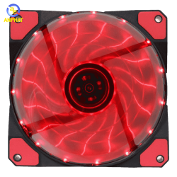 Quạt tản nhiệt cho máy tính GAMEMAX Fan 12cm - Led 15bóng - RED