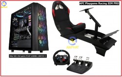 Bộ máy tính chơi Game đua xe F1 - PCAP Racing Simulator - Cabin lái xe mô phỏng giả lập F1 Racing SIM Pro