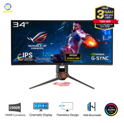 Màn Hình Gaming ASUS ROG Swift PG349Q (34 inch -  IPS -  Ultra Wide - QHD (3440x1440)21:9 120Hz G-SYNC)