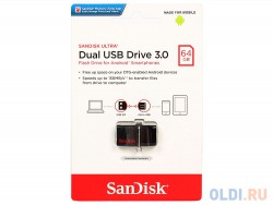 USB SanDisk Dual OTG USB Drive DD2 64G (SDDD2-064G-GAM46)