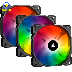 Bộ 3 quạt máy tính 120mm Corsair SP120 PRO RGB kèm Node PRO (CO-9050094-WW)