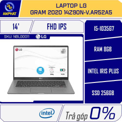 Laptop LG Gram 2020 14Z90N-V.AR52A5