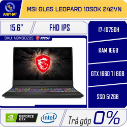 Laptop MSI GL65 Leopard 10SDK 242VN