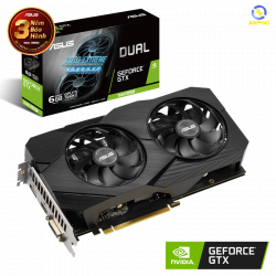 VGA ASUS Dual GeForce GTX 1660 SUPER 6GB GDDR6 EVO OC (DUAL-GTX1660S-O6G-EVO)