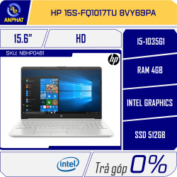 Laptop HP 15s-fq1017TU 8VY69PA (Silver)