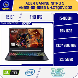 Laptop Acer Gaming Nitro 5 AN515-55-55E3 NH.Q7QSV.002