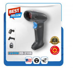 Máy quét mã vạch Syble XB2108 -1D -Tốc độ quét 300 - Công nghệ Laser