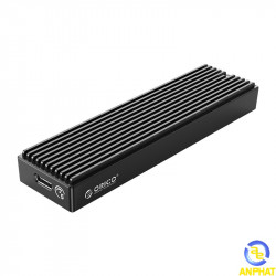 Hộp ổ cứng M.2 SSD ORICO M2PF-C3-BK Tốc độ 5Gbps.