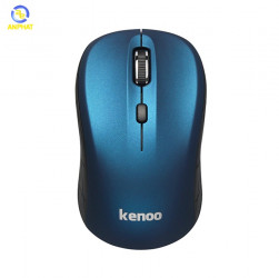 Chuột không dây Kenoo M102 (USB/Xanh Đen/1 pin rời)