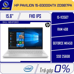 Laptop HP Pavilion 15-eg0004TX 2D9B7PA