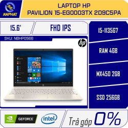 Laptop HP Pavilion 15-eg0003TX 2D9C5PA