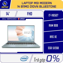 Laptop MSI Modern 14 B11MO 010VN Bluestone