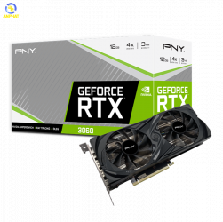 VGA PNY GeForce RTX 3060 12GB UPRISING Dual Fan (VCG306012DFMPB)