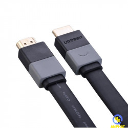 Cáp HDMI 1,5m hỗ trợ 3D 4K chính hãng Ugreen UG-30109 dây dẹt