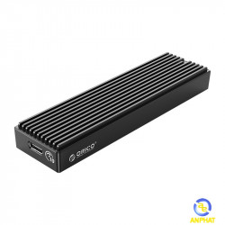 Hộp ổ cứng M2 ORICO M2PV-C3-BK NVMe M.2 SSD Tốc độ 10Gbps