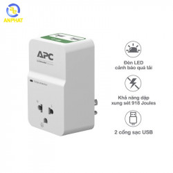 Ổ cắm điện chống sét APC by Schneider Electric - PM1WU2-VN 