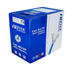 Cáp mạng APTEK CAT.6 U/UTP 23AWG PVC CABLE-  COPPER CABLE (lõi đồng)