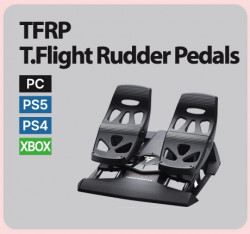 Bàn đạp pedal lái máy bay Thrustmaster TFRP WW RUDDER for PS5 / PS4 / Xbox / PC - Thương hiệu Châu âu ( France )