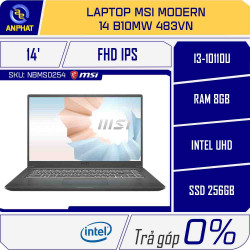 Laptop MSI Modern 14 B10MW 483VN