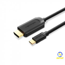 Cáp chuyển đổi USB Type C to HDMI dài 1.5m hỗ trợ 2K,4K Vention - CGUBG