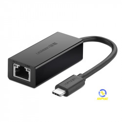Cáp chuyển Usb Type C to Lan 10/100 Mbps Ugreen 30287