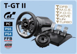 Vô lăng ThrustMaster T-GT 2 II Edition (Support PS5 / PC) - TGT2 Wheel - Thương hiệu Châu âu ( France ) - Điện Áp 220V