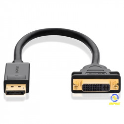 Cáp chuyển đổi Displayport to DVI 24+5 âm chính hãng Ugreen 20405