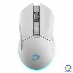 Chuột DareU EM901 RGB Wireless White