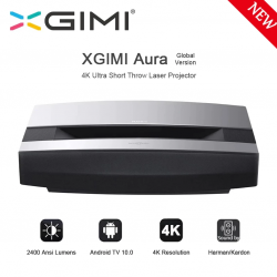 Máy chiếu thông minh Laser XGIMI AURA 4K UHD DLP 3D / 2400Ansi Lumens / Android 10