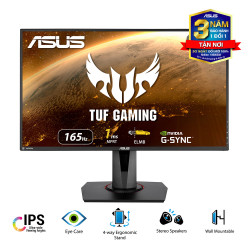 Màn Hình Game ASUS VG279QR 27 inch IPS 165Hz 1ms MPRT Full HD 2 Loa G-SYNC® Compatible