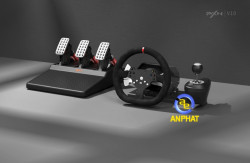 Vô lăng chơi game PXN V10 Metal FFB Pro Racing Wheel - Có Phản Hồi Lực